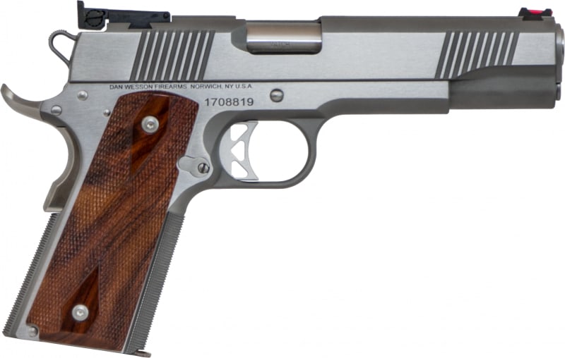 CZ 1911 Dan Wesson Pointman 45 Handgun .45 Auto 8rd Mag 5" Barrel Brushed Steel Finish