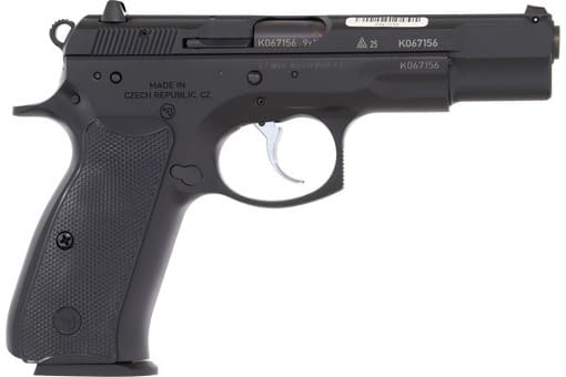 CZ 75 BD 50th Anniversary Elite Pistol 9mm 4.6" 10+1 DA/SA Cold Hammer Forged Barrel Black Polycoat Decocker