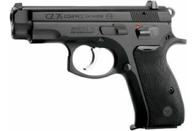 CZ 75 Compact 50th Anniversary 01208 Pistol 9mm 3.75" 10+1 DA/SA Steel Frame Black Polycoat Elite