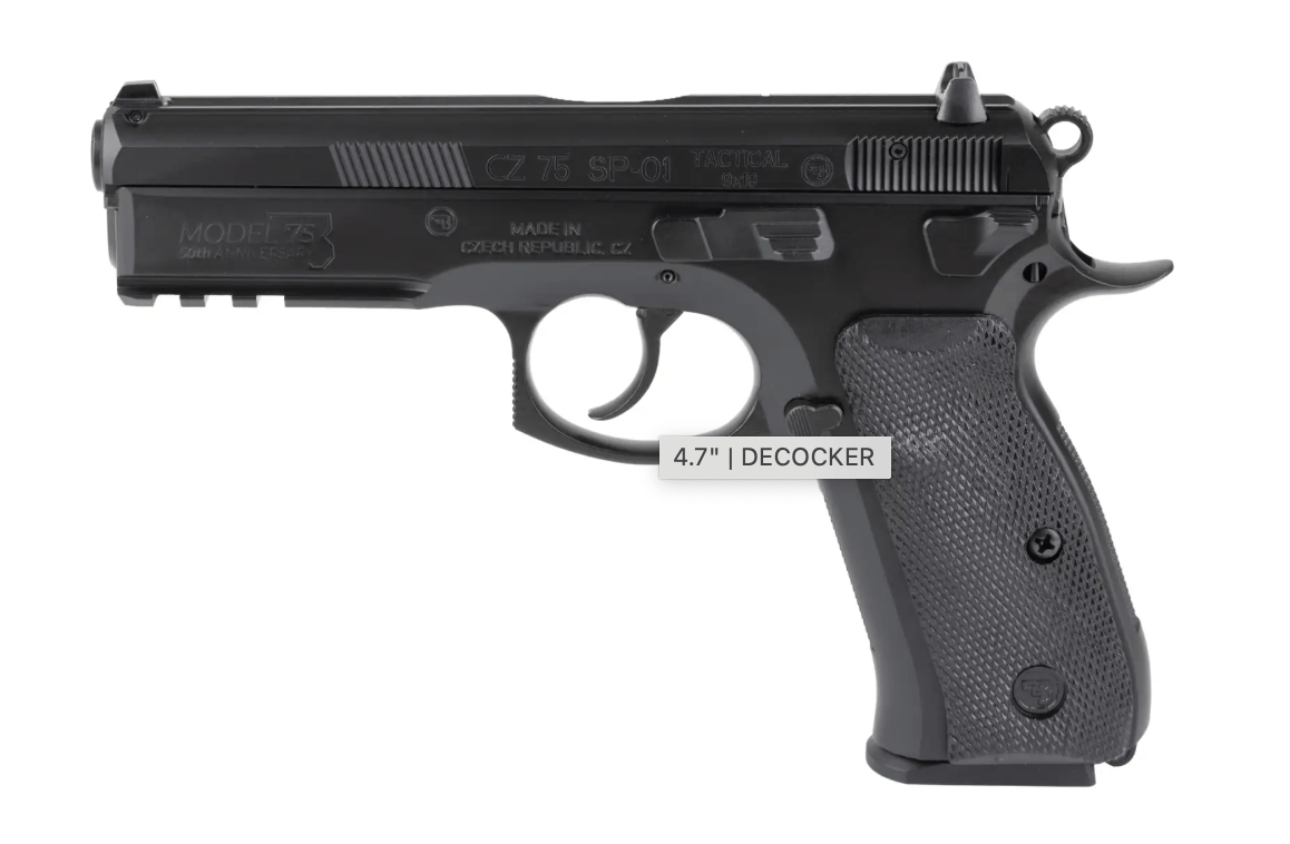 CZ 75 SP-01 TACTICAL 50TH ANNIVERSARY ELITE