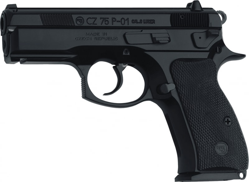 CZ 91199 CZ-P P-01 9mm 3.9" 15+1 Black Synthetic Grip Black Finish