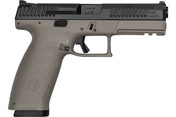 CZ 91541 P10 F FDE FRAME/BLK Slide NS 19rd