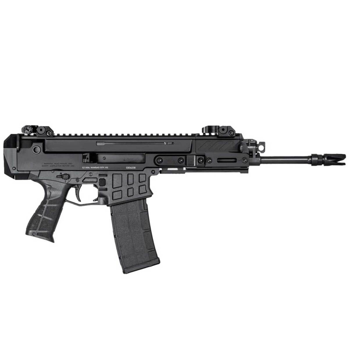 CZ Bren 2 MS with SB Tactical Brace 5.56mm NATO 11in Black Modern Sporting Pistol - 30+1 Rounds