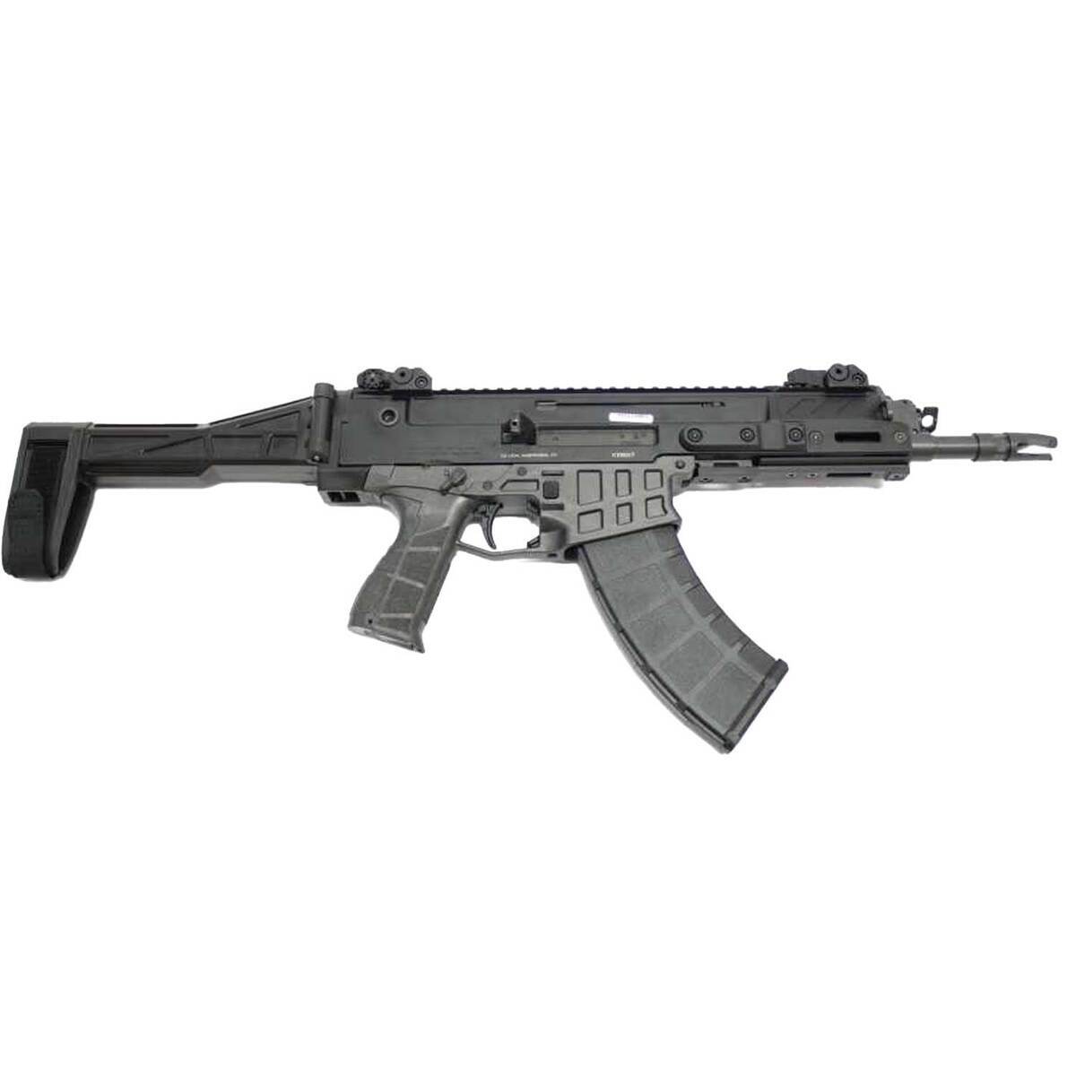 CZ Bren 2 MS with SB Tactical Brace 7.62x39mm 9in Black Modern Sporting Pistol - 30+1 Rounds