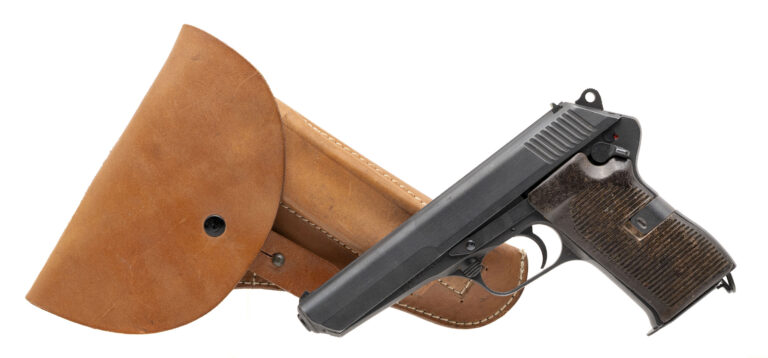 CZ Cold War-Era Czech CZ-52 Semi-Automatic Pistol 7.62x25mm Tokarev