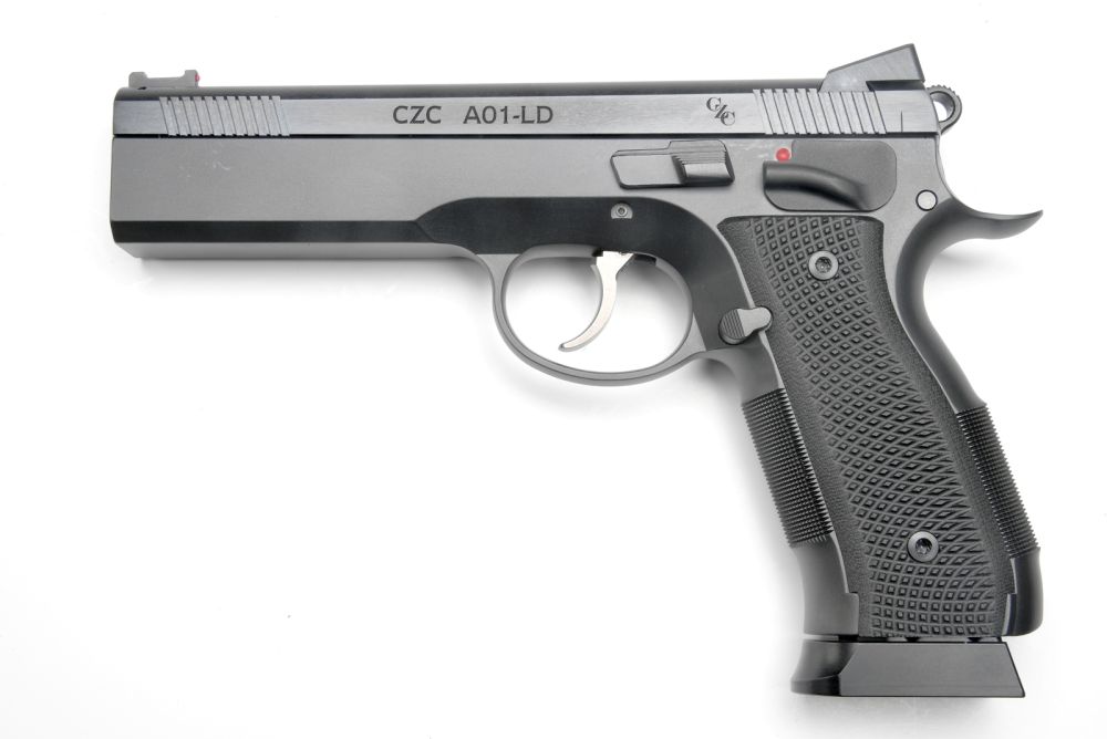 CZ CUSTOM A01 Long Dustcover 9mm 4.925" 19rd Pistol w/ Match Grade Bull Barrel | Blued
