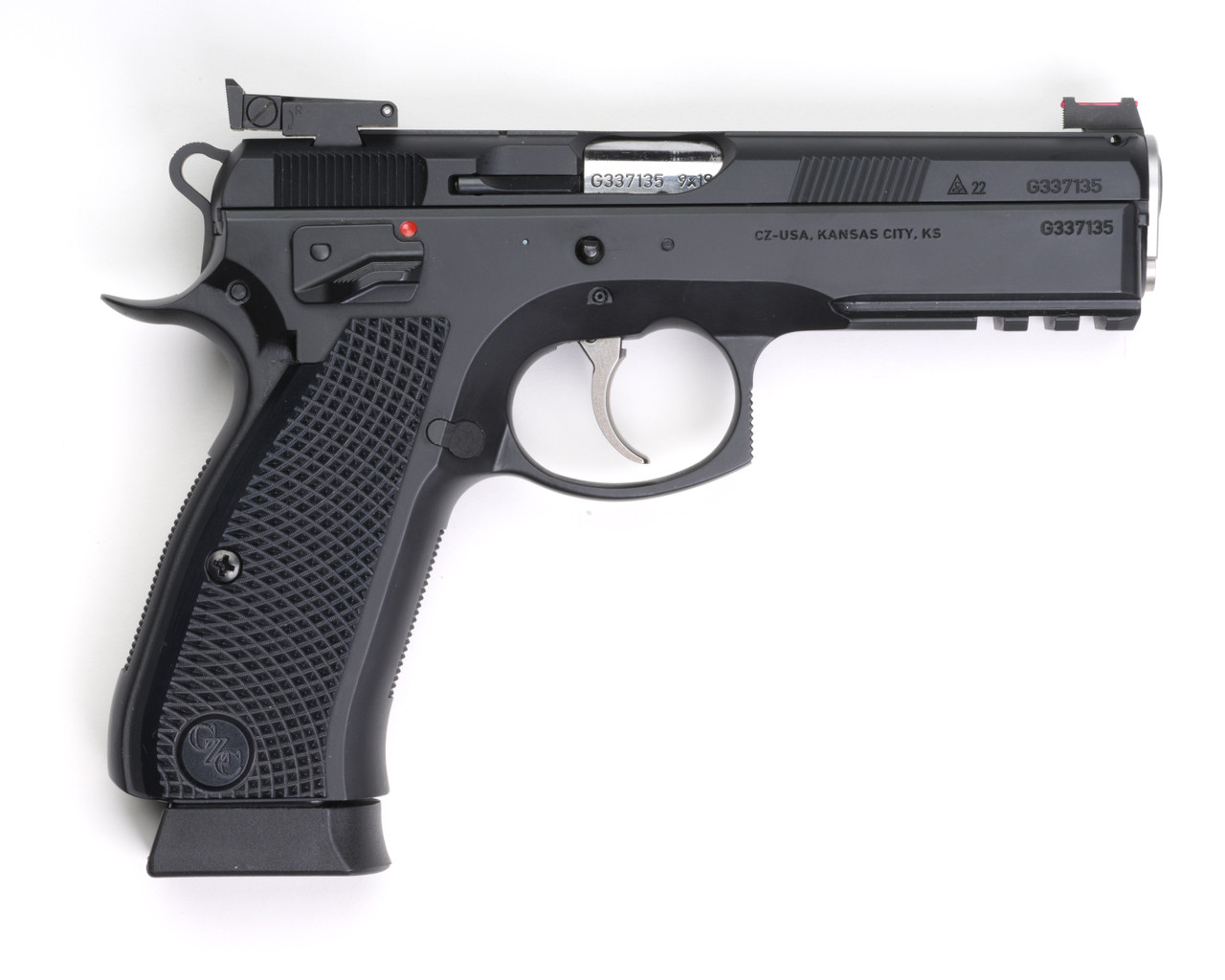 CZ CUSTOM SP-01 Shadow Accu 9mm 4.6" 19rd Pistol - Black