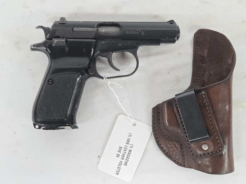 CZ CZ-82 w/Leather IWB Holster