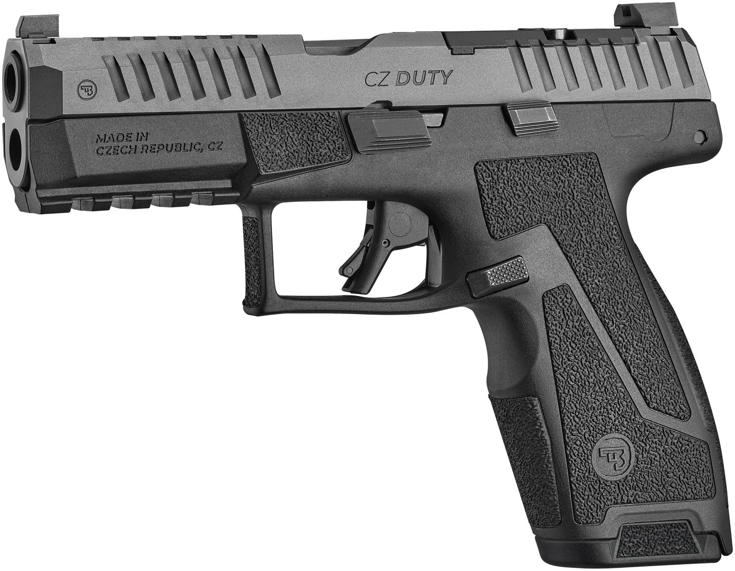 CZ Duty 4.0F 4IN 9mm Optic Ready, H3 Night Sights, 19+1