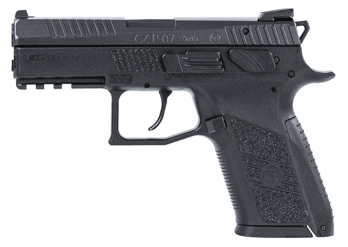 CZ P-07 9mm 3.75" 15rd Pistol | Black Nitride w/ Serrated Steel Slide