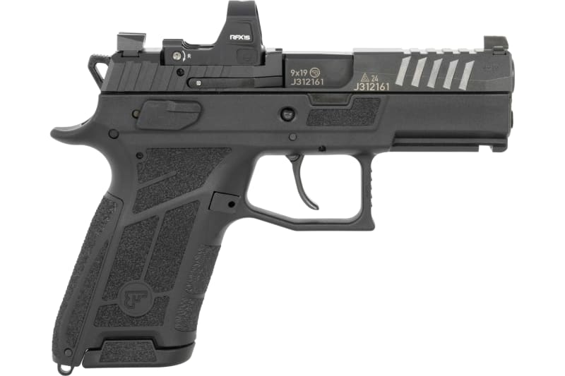 CZ P-09 C Nocturne 9mm Luger 15+1 3.75" Pistol DA/SA Optics-Ready Viridian RFX-15