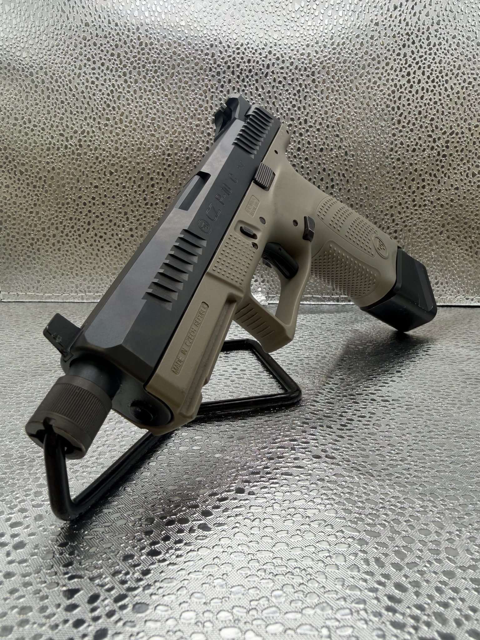 CZ P-10 C URBAN GREY SUPPRESSOR READY