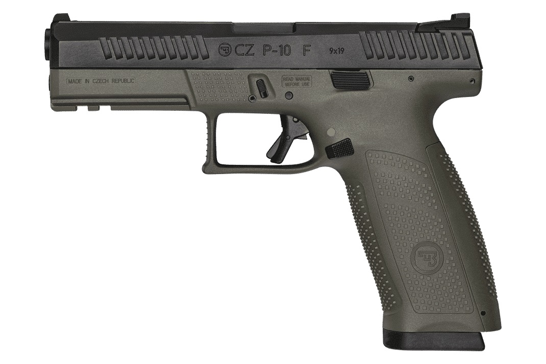 CZ P-10 F 9mm 19rd OD Green Fixed Sights