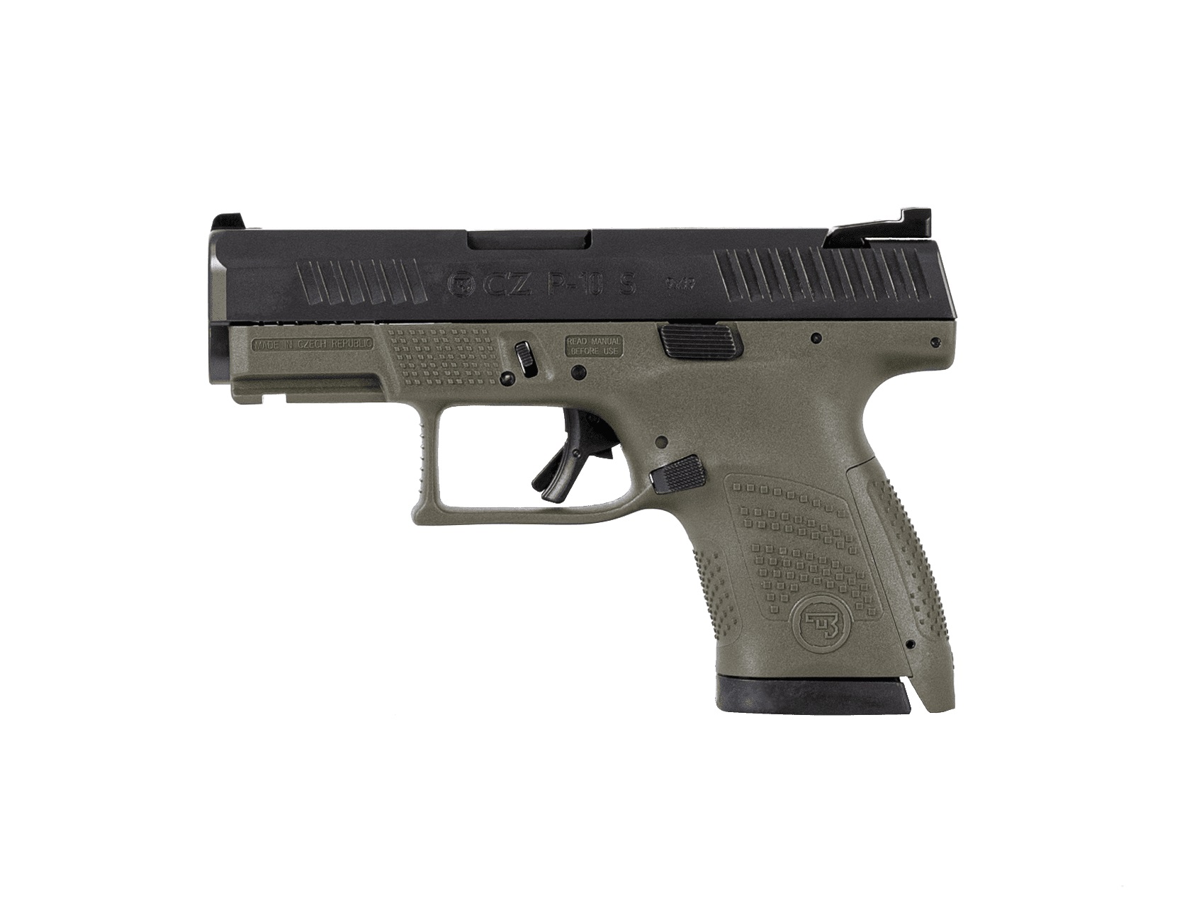 CZ P-10 Sub-Compact 9mm 3.5" Black 12+1 ODG