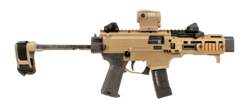 CZ Used CZ Scorpion Evo 3 S1 9MM, 3 Magazines, Red Dot, Light, Factory Box