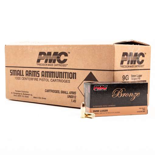 PMC 9MM FMJ 124GR (CASE OF 1000)