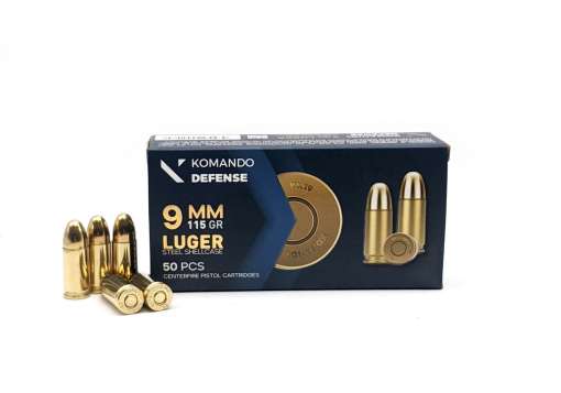 KOMANDO DEFENSE 9MM 115GR (50 RDS)